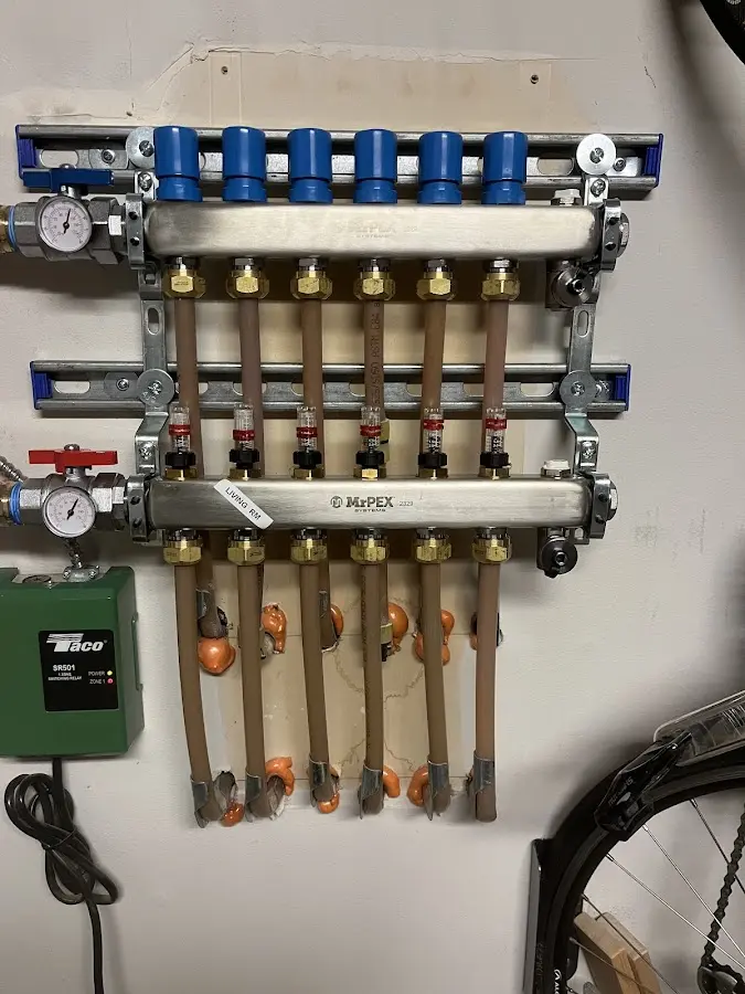 Plumber performing Leak Detection at a residential property in Shallotte